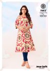 Jeevan Sathi Vol 4 By Deeptex A Line Cotton Printed Kurtis 